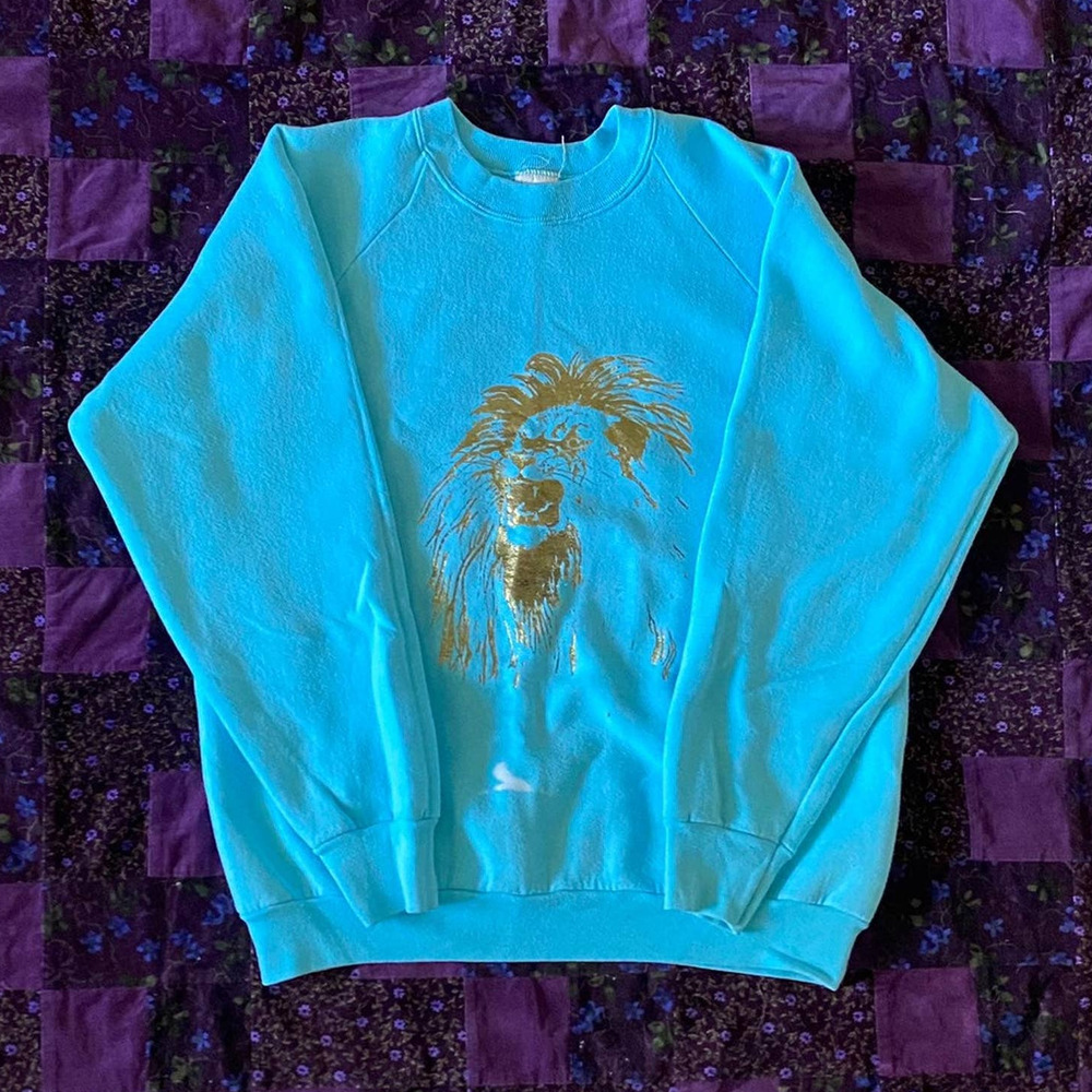 Vintage Fruit of the Loom Lion Sweater